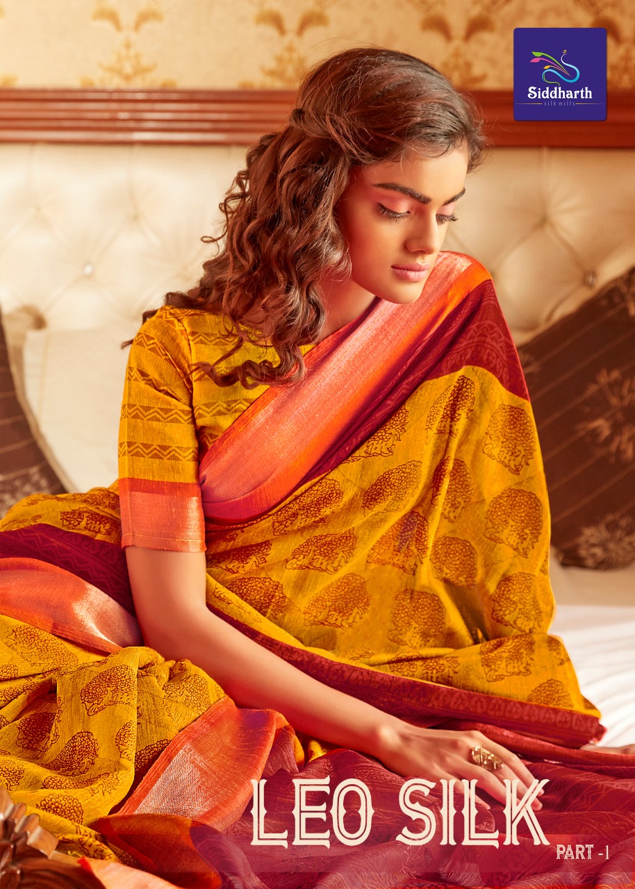 Siddharth Silk Mills Leo Silk Part 1 Cotton Fancy Saree Wholesaler