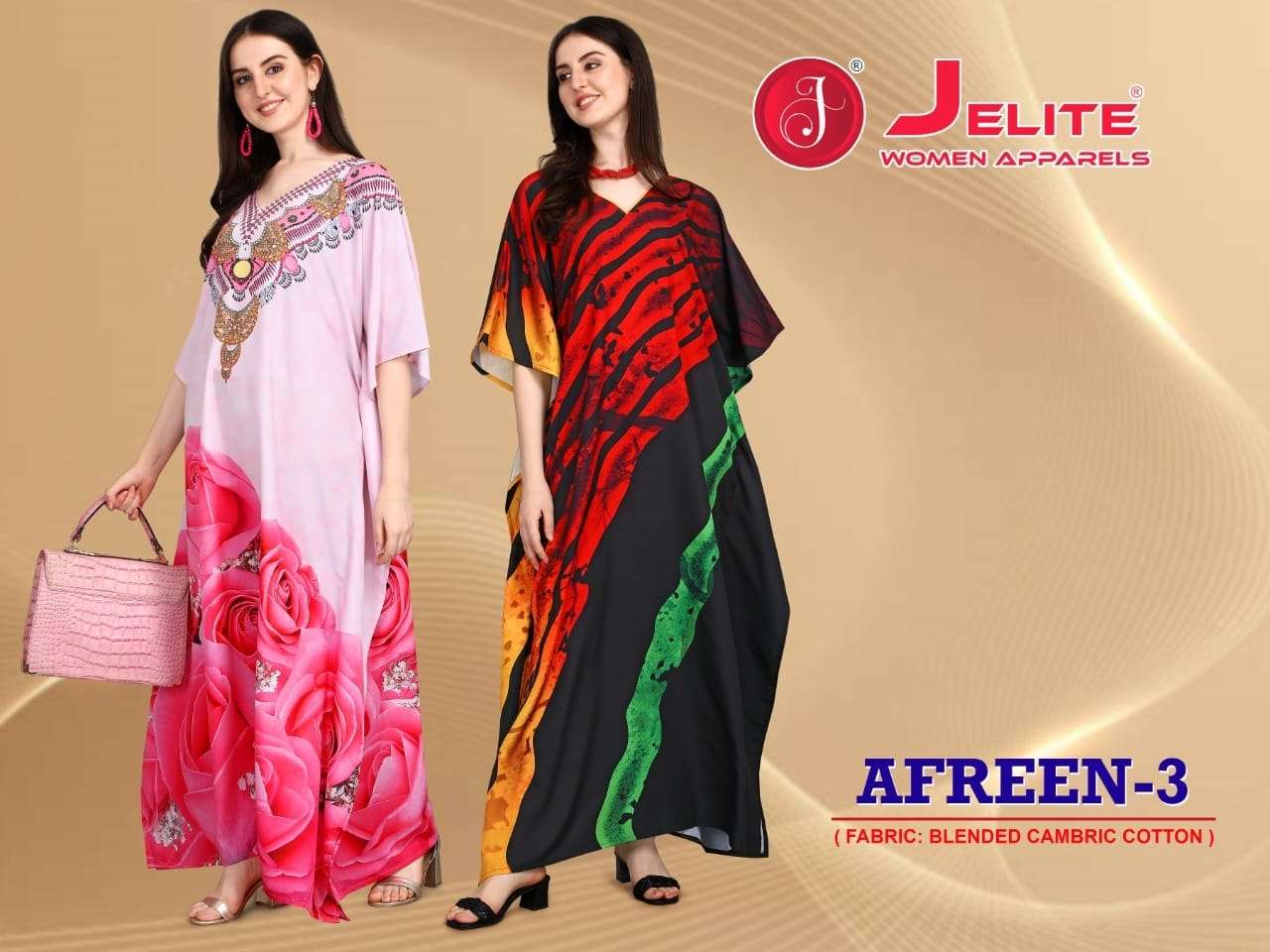 Afreen 3 Kaftan By Jelite