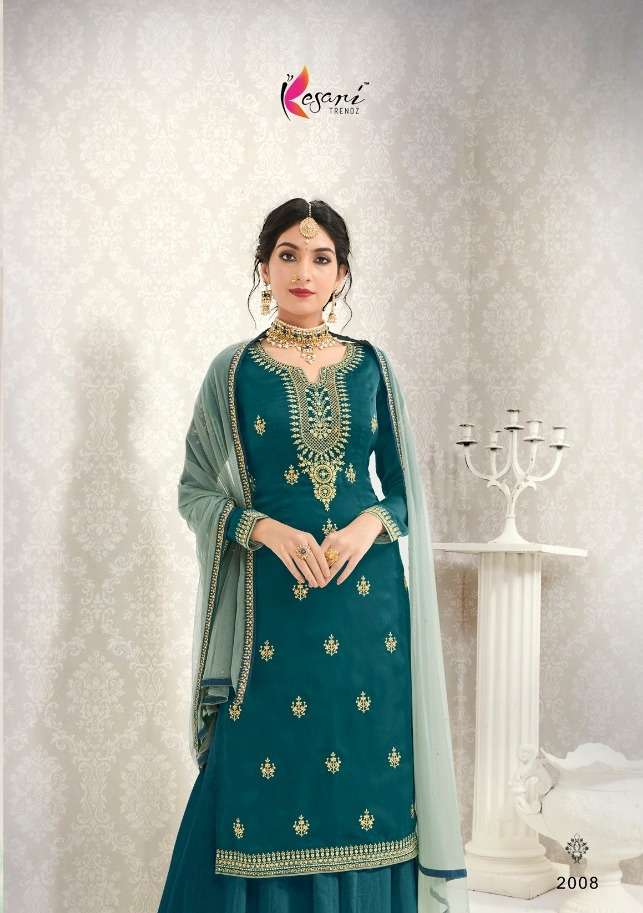 morpankh vol 1 by kesari trendz satin georgette long salwar kameez
