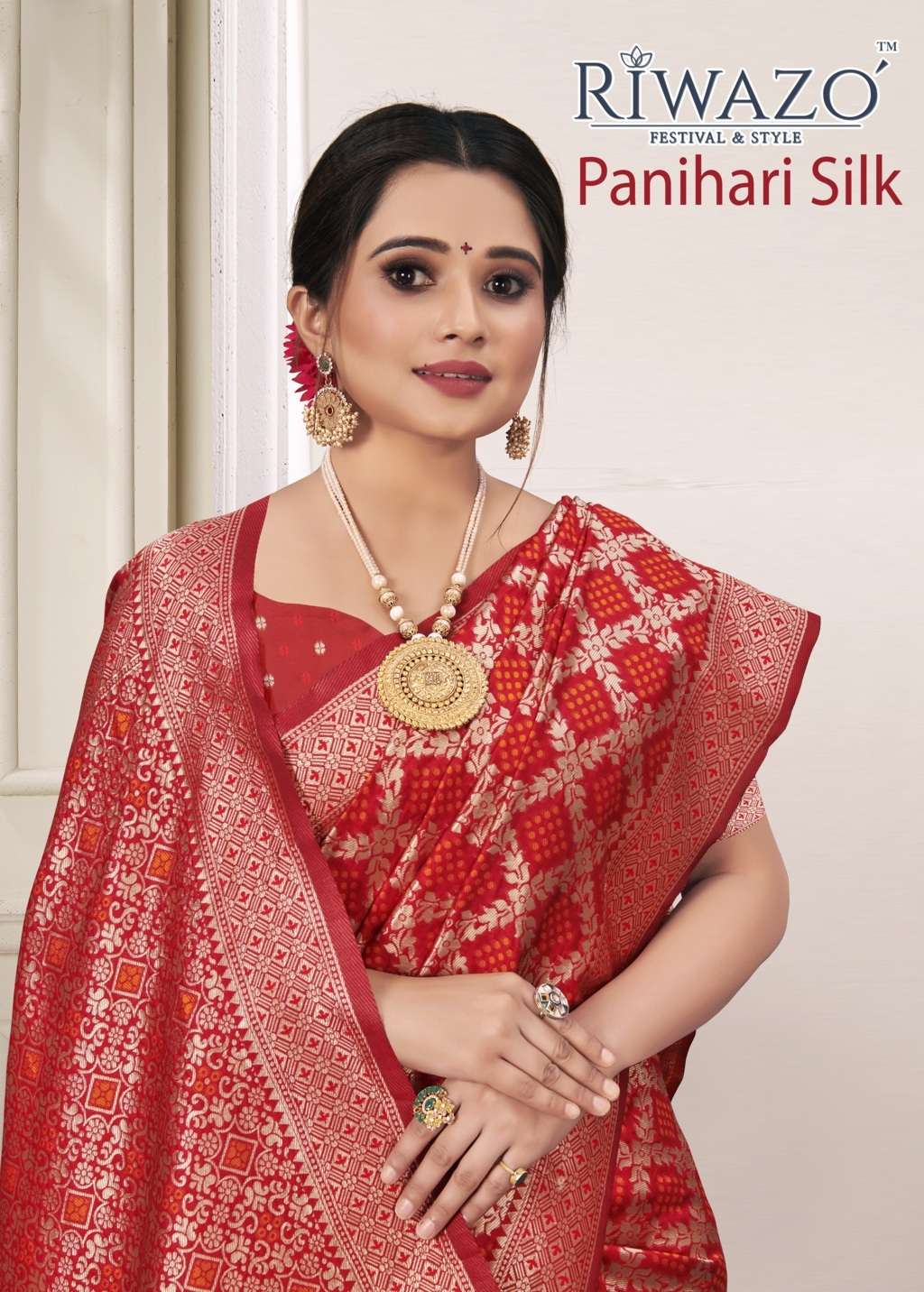 riwazo panihari silk fancy patola silk sari wholesaler