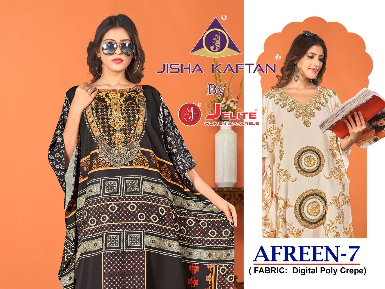 JISHA KAFTAN PREMIUM AFREEN KAFTAN VOL 7