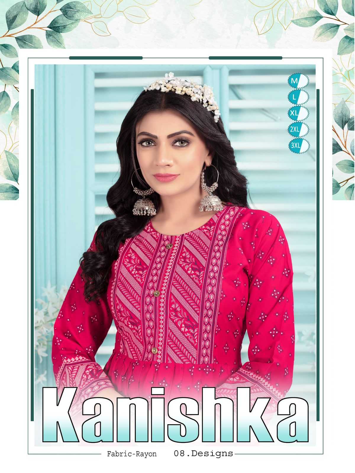 FASHION TALK KANISHKA RAYON READYMADE SUIT CATALOG WHOLESALER BEST RATE