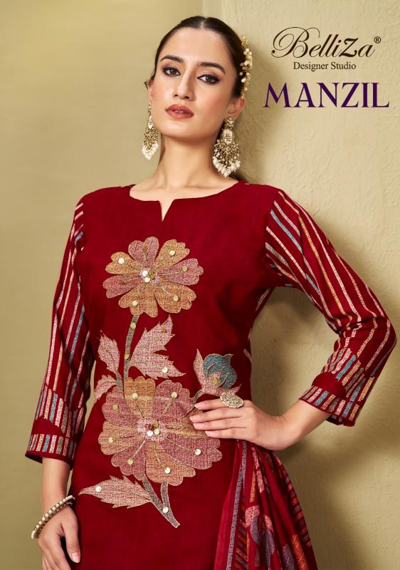 belliza designer manzil viscose rayon print salwar kameez