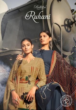 belliza designer ruhani winter wear pashmina print unstitch suits