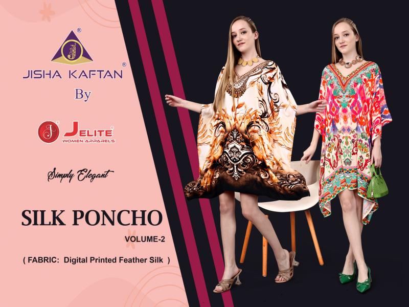 SILK PONCHO VOLUME 2 BY JISHA KAFTAN 