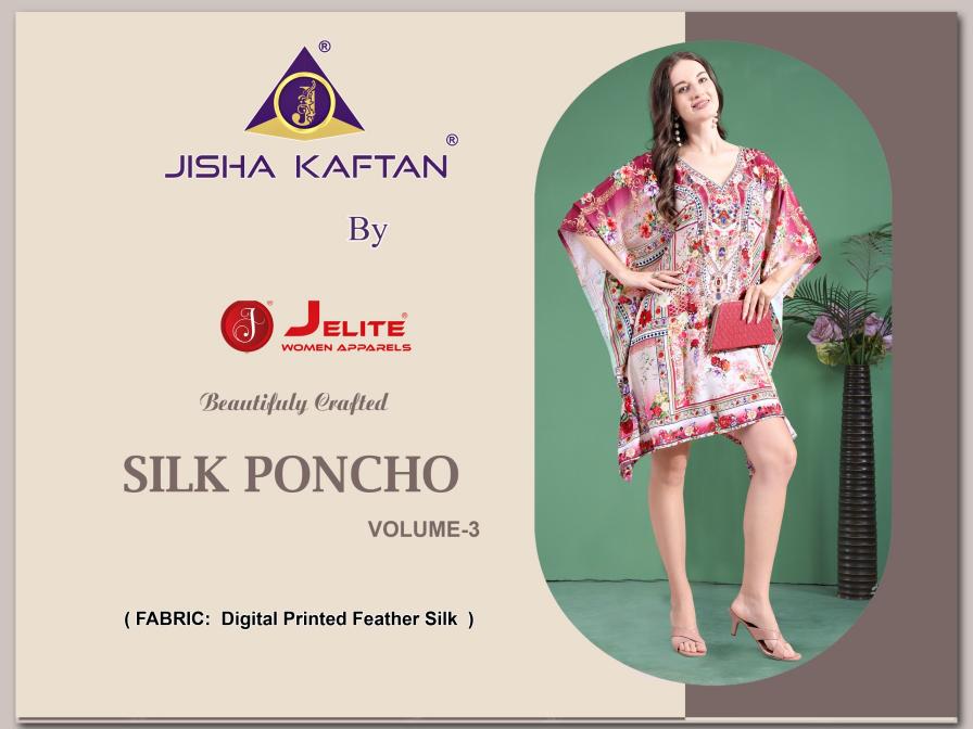 SILK PONCHO VOLUME 3 BY JISHA KAFTAN