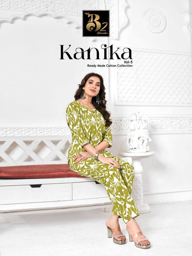 b2 trends launch kanika vol 5 cotton stylish look full stitch co-ord sets 