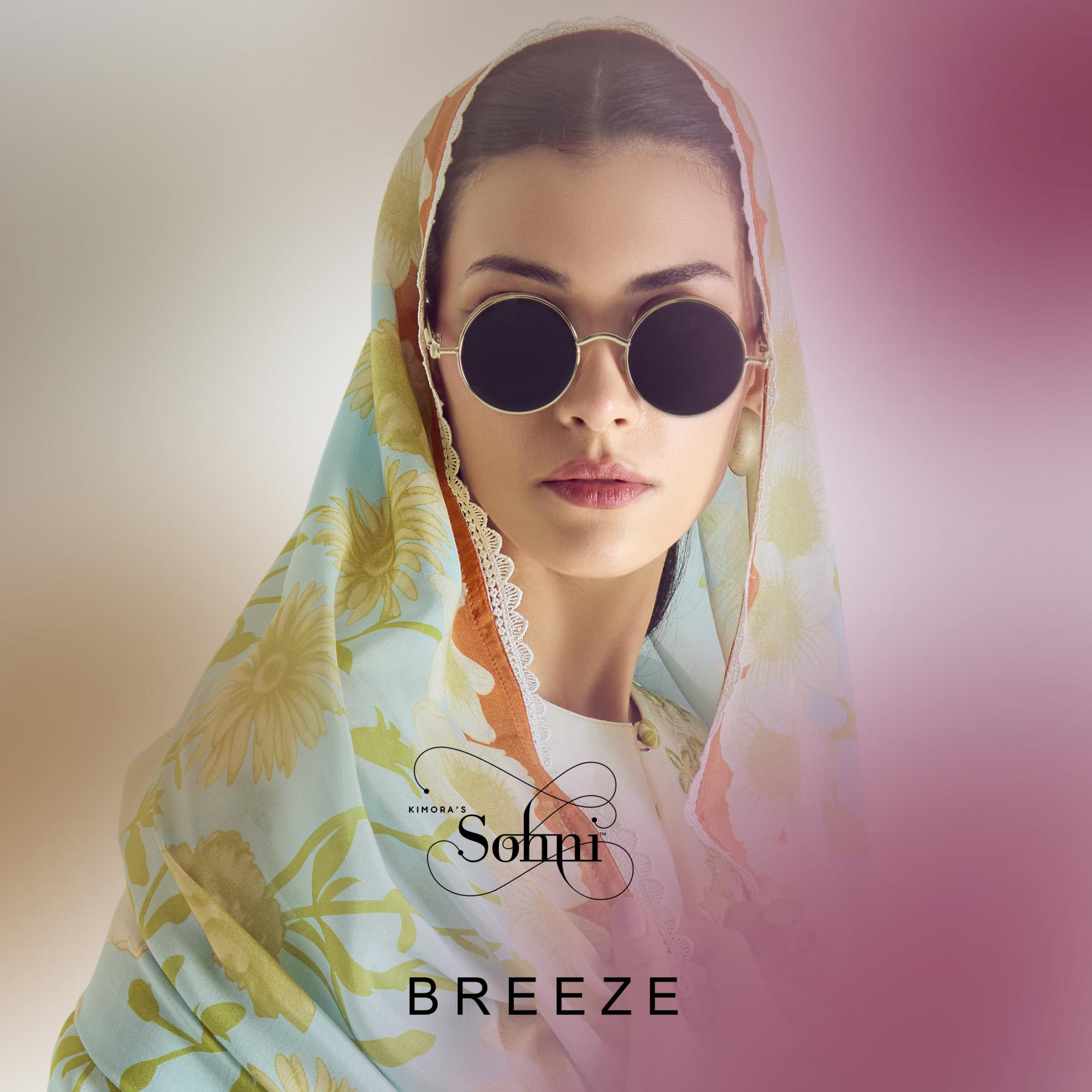 kimora sohani breeze vol 25 cotton lawn comfortable unstitch 3pcs dress