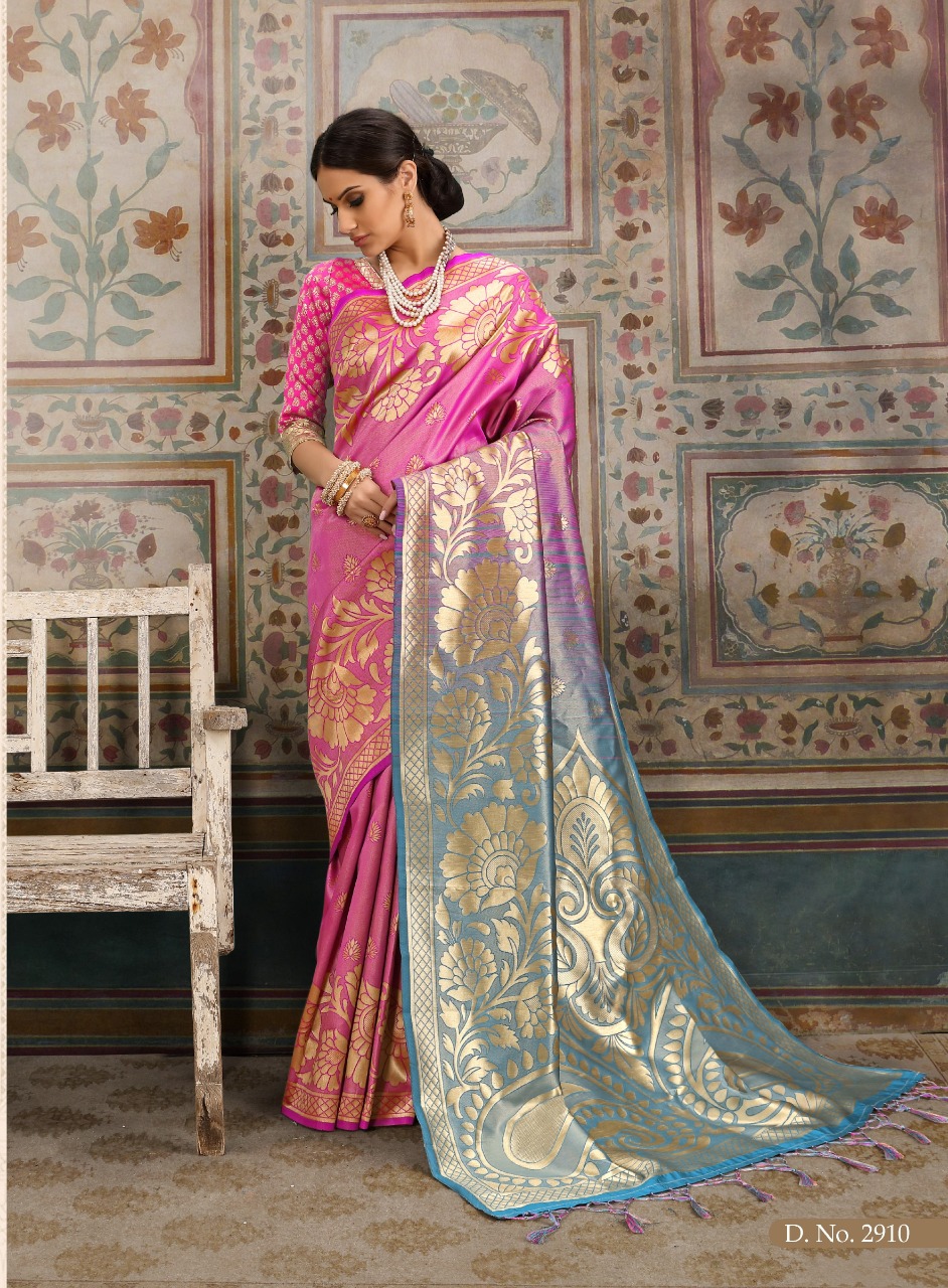 Vaamika Fashion Kanjivaram Silk Traditional Wear Saree Online Shopping