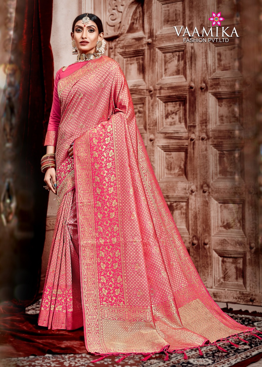 Vaamika Fashion Sudarshan Silk Traditional Wear Silk Saree In Surat Market