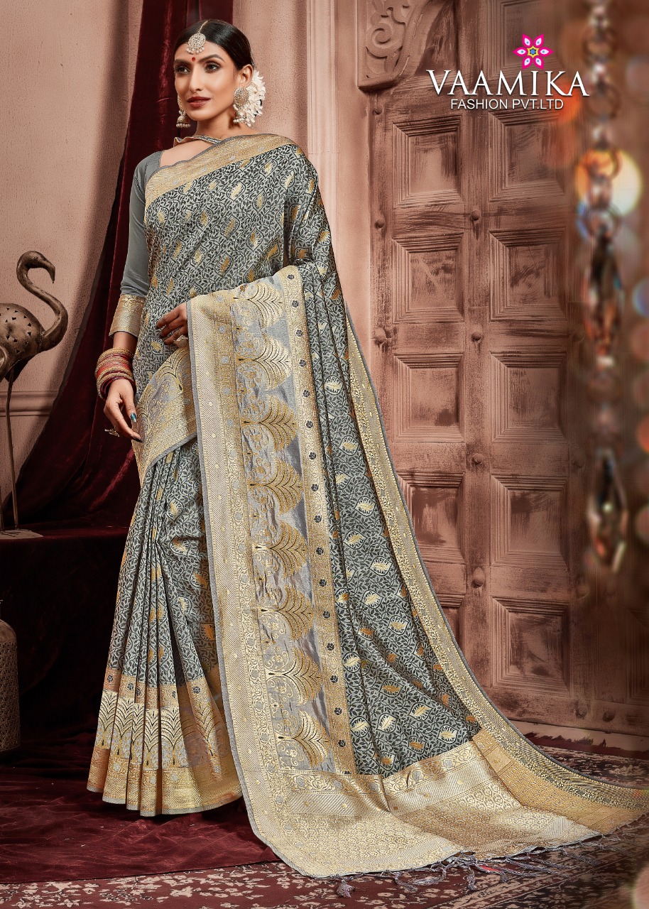Vaamika Fashion Sudarshan Silk Traditional Wear Silk Saree In Surat Market