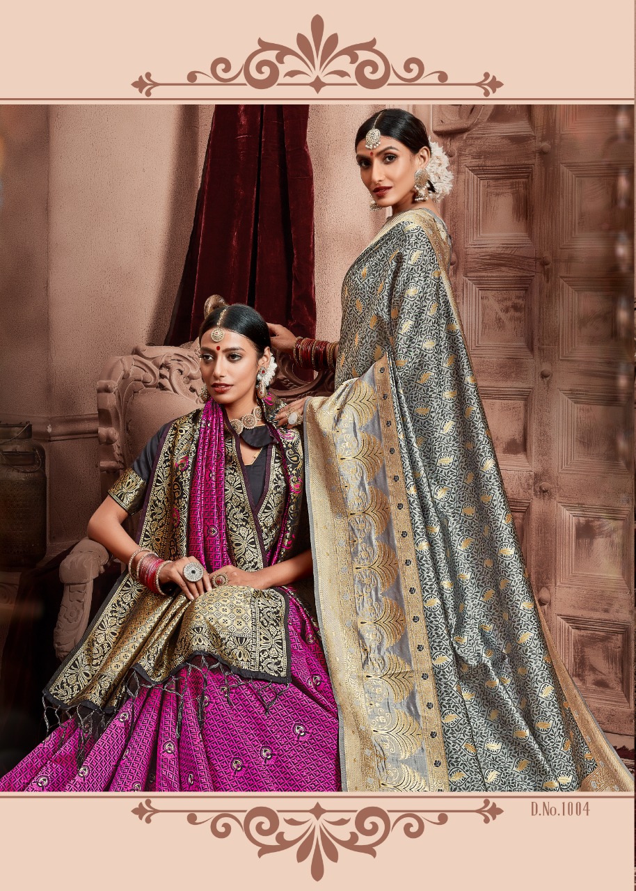 Vaamika Fashion Sudarshan Silk Traditional Wear Silk Saree In Surat Market