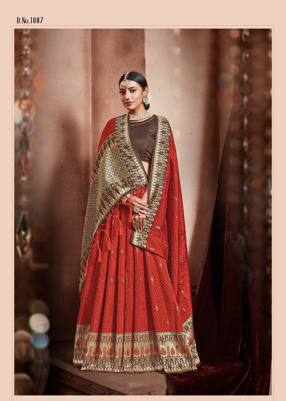 Vaamika Fashion Sudarshan Silk Traditional Wear Silk Saree In Surat Market