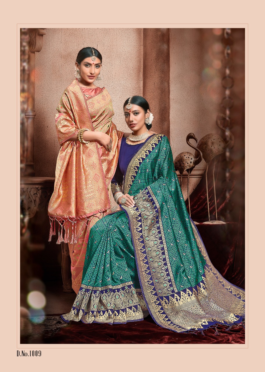 Vaamika Fashion Sudarshan Silk Traditional Wear Silk Saree In Surat Market