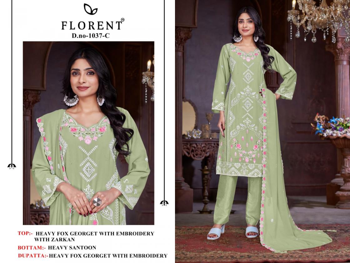 florent 1037 georgette shop trendy pakistani suit for womens 