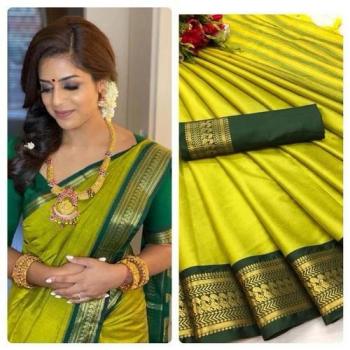 uniform with contrast bls sparrow border fancy unique saree for womens 