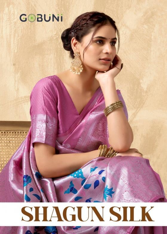 gobuni presents shagun silk luxurious silk sarees for women