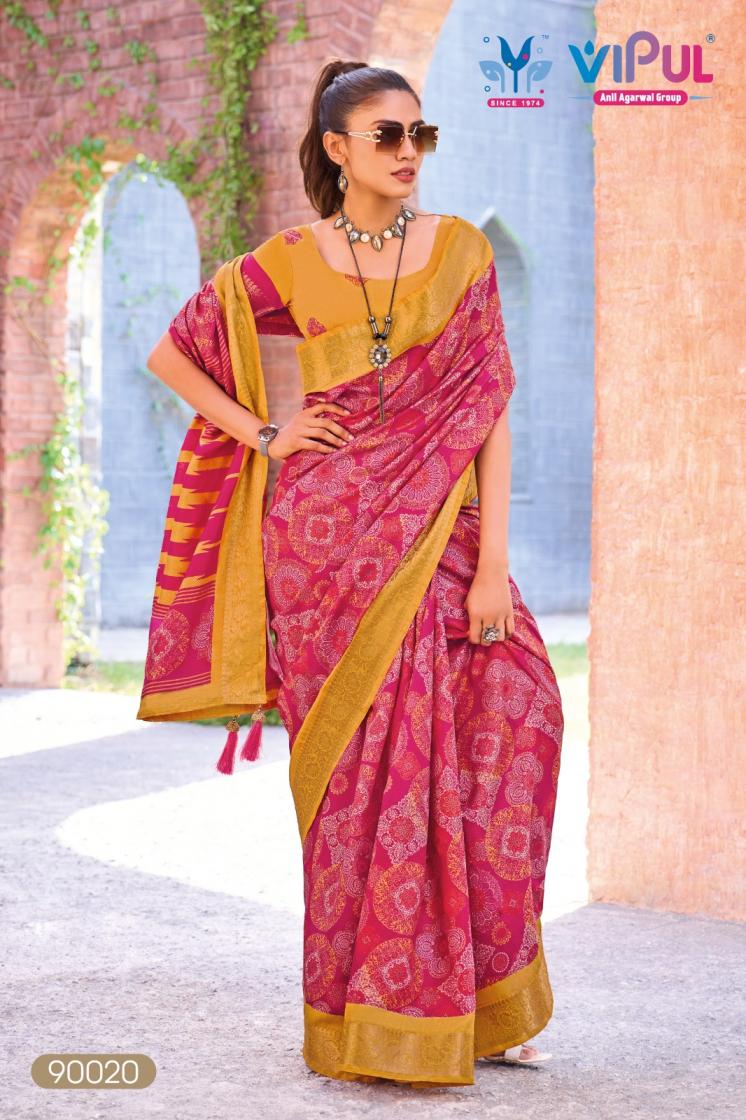 kashmir beauty jubilee by vipul fashion silk traditional saree exports 