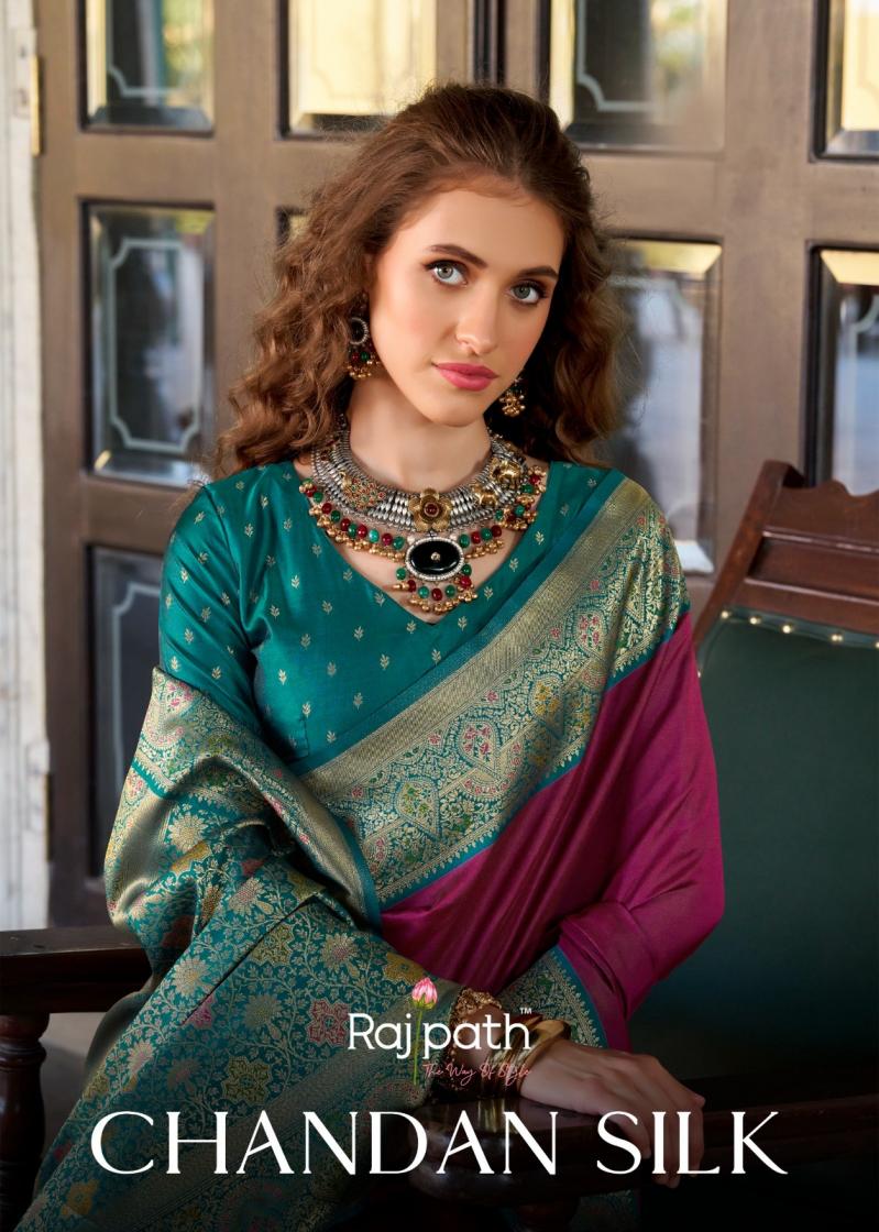 rajpath launch chandan silk soft silk traditional sarees online 